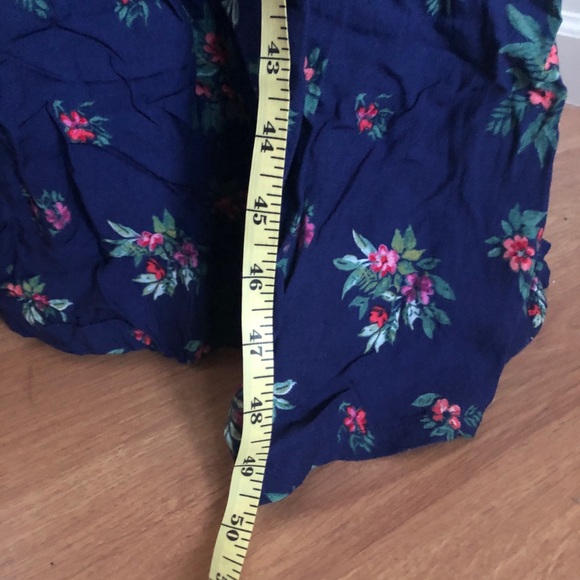 Peyton & Parker Navy Blue Floral Dress Size Small - Picture 8 of 10